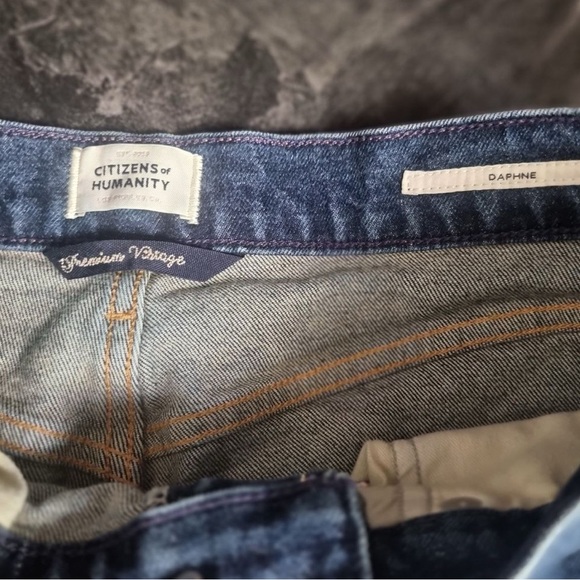 Citizens Of Humanity Blue Straight Leg Jeans - Picture 10 of 10